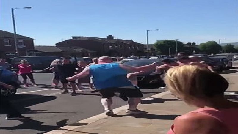 Two groups of people clash for a girl, ignored lock down and social distancing MJA