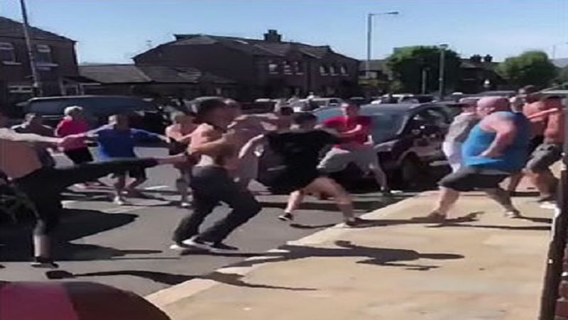 Two groups of people clash for a girl, ignored lock down and social distancing MJA