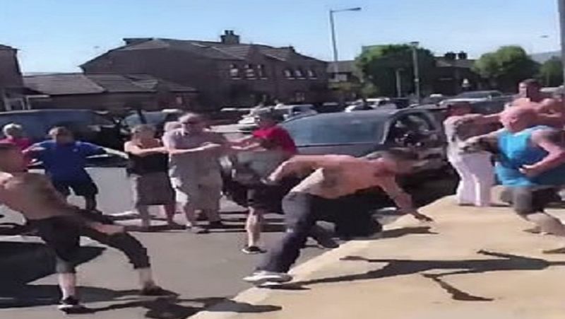 Two groups of people clash for a girl, ignored lock down and social distancing MJA