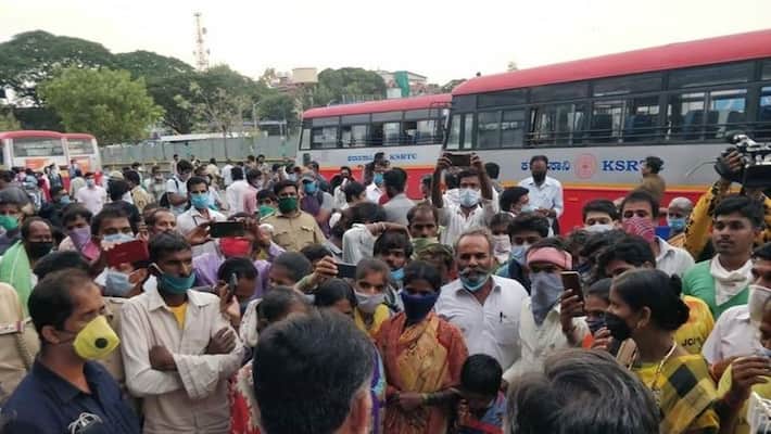 kpcc president dk shivakumar takes dig at cm bs yediyurappa Over labours kpcc president dk shivakumar takes dig at cm bs yediyurappa Over labours