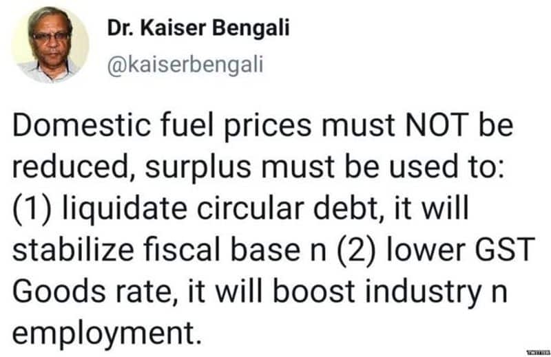 If imran khan in pakistan can reduce petrol prices why cant modi in india