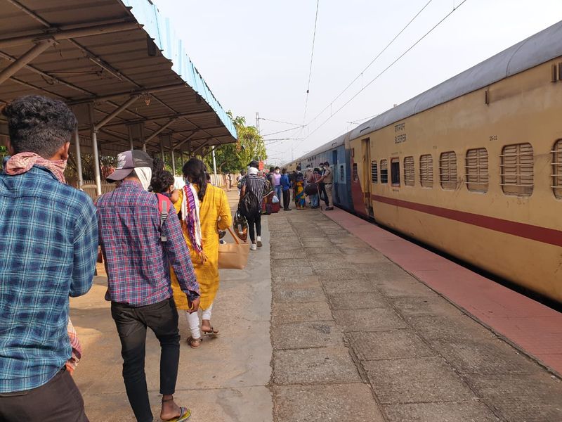 Two trains went to Orissa, two trains to Bihar and one train to Jharkhand.
