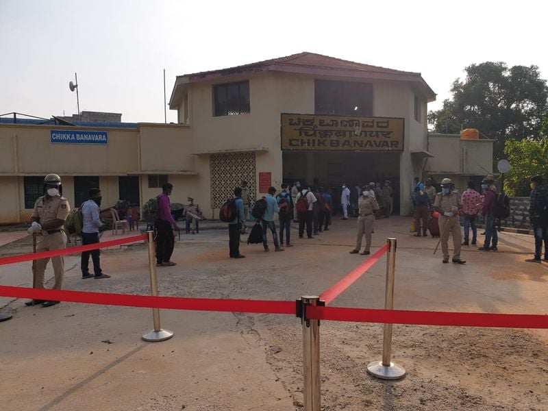 The special train from Chikkabanavara in Bengaluru to Bhubaneswar, Odisha left at 9.26am on Sunday carrying 1,190 passengers.
