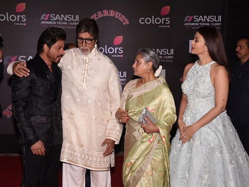 Jaya is very fond of Khan; she had said, ''I have a weakness for Shah Rukh.''
