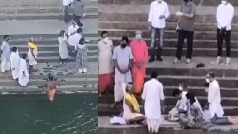 Rishi Kapoor Ashes Immersed By son Ranbir Kapoor At banganga KPJ