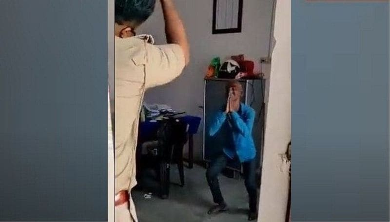 Punishment for breaking lockdown, dance on Sapna Chaudhary song in police station, video viral asa