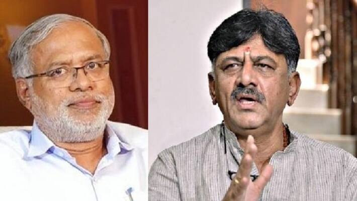 KPCC President DK Shivakumar Hits Back at Suresh Kumar Over Mocks Congress Protest KPCC President DK Shivakumar Hits Back at Suresh Kumar Over Mocks Congress Protest