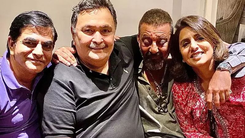 All the time Ranbir was composed and didn't argue with Sanjay, who was drunk. Later, Maanayata (Sanjay's wife) came to Ranbir's rescue as she asked everyone to have dinner as it was getting quite late.