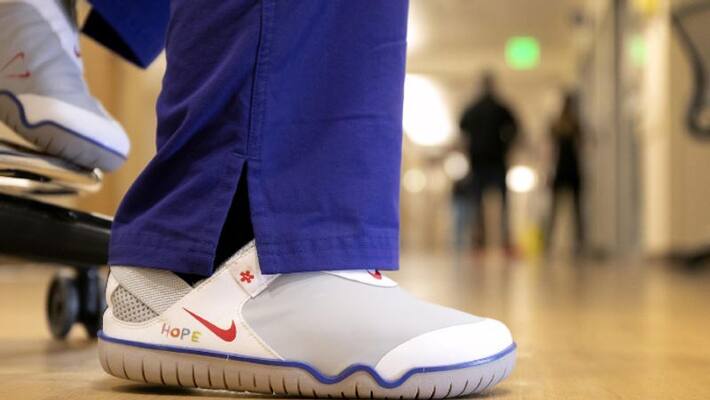 Coronavirus Nike to donate more than 140000 pieces specially designed shoes healthcare workers Coronavirus Nike to donate more than 140000 pieces specially designed shoes healthcare workers