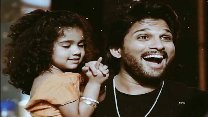 Allu Arjun daughter allu arha Singing buttabomma song Allu Arjun daughter allu arha Singing buttabomma song