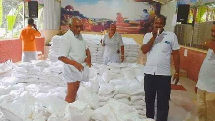 pon Radhakrishnan organizes relief items pon Radhakrishnan organizes relief items