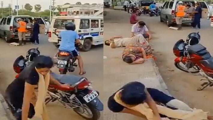people affected by gas leakage from a factory in andhra people affected by gas leakage from a factory in andhra