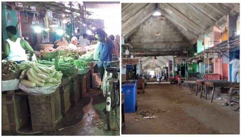 chennai koyembedu market...50 merchants corona affect