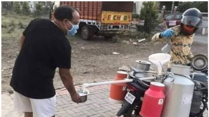 Milkman s technique of supplying milk is the ideal example of Social Distancing Milkman s technique of supplying milk is the ideal example of Social Distancing