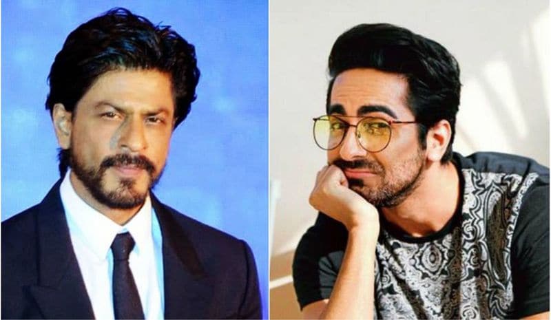 During the act, Shah Rukh Khan had literally broken a glass bottle on Ayushmann's head. First, both SRK and Shahid asked the Dreamgirl actor to show some acting skills. Finally, Shahid persuaded him to enact Khan's drunken scene from Devdas.