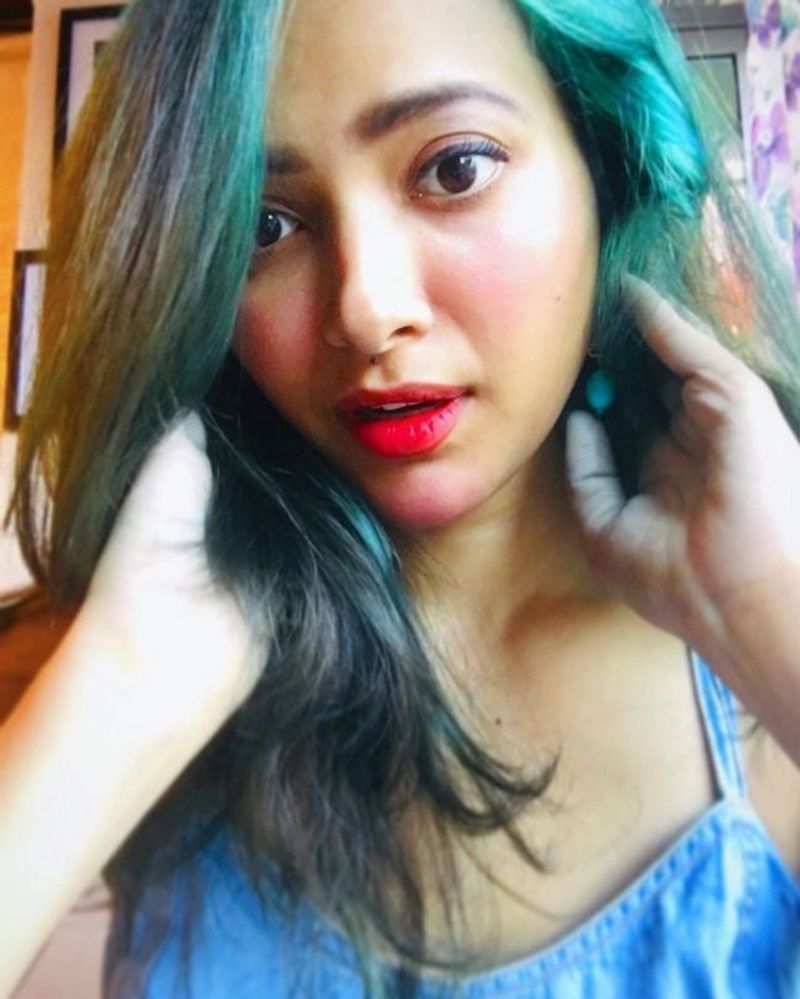 Shocking look of Swetha Basu in lock down days