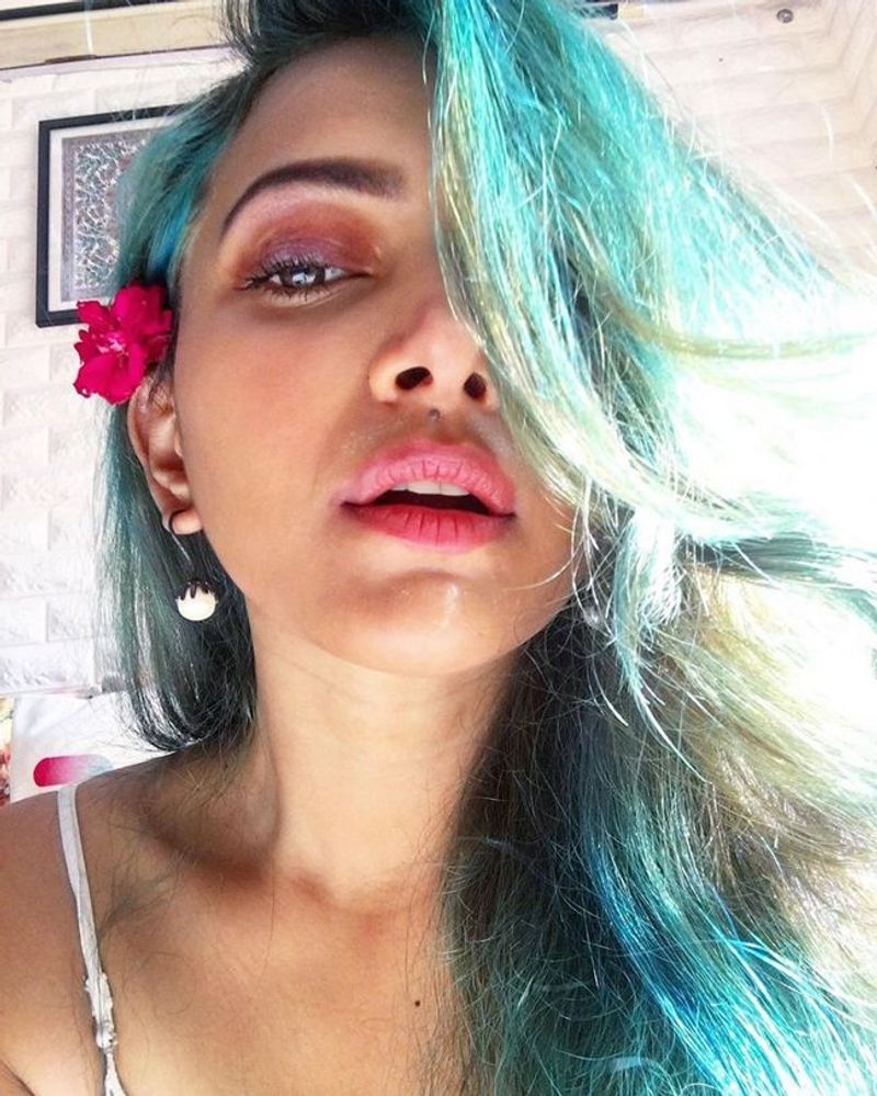 Shocking look of Swetha Basu in lock down days