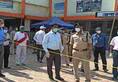 Rajasthan Police is passing migrants borders on UP-Rajasthan border
