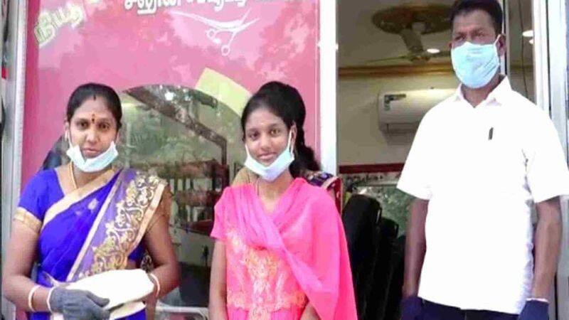 Governor of Madurai saloon's daughter praises Nethra. Flexible neetra .. !!
