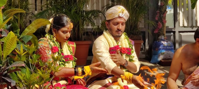 ಬಹುದಿನಗಳ ಗೆಳತಿ ಅನ್ನಪೂರ್ಣ ಕೈ ಹಿಡಿದ ಅರ್ಜುನ್.