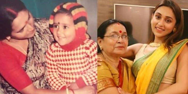 মিমি চক্রবর্তীঃ মিমি একটি পুরনো এবং নতুন ছবির কোলাজ করেছেন। যেখানে একেবারে পুঁচকে অবস্থায় মায়ের কোলে দেখা যাচ্ছে অভিনেত্রীকে। অন্য ছবিতে মিমির সঙ্গে তাঁর মায়ের এখনকার ছবি।