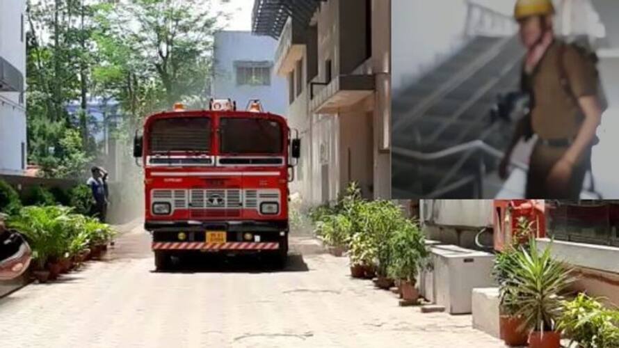 Fire Breaks out at Car Mechanic shop at tatanagar in Hyderabad Mailardevpally Fire Breaks out at Car Mechanic shop at tatanagar in Hyderabad Mailardevpally