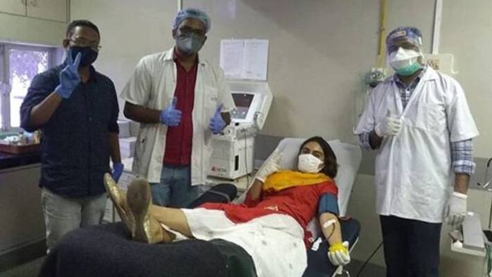 Zoa Morani who recover covid 19 on donating plasma Zoa Morani who recover covid 19 on donating plasma