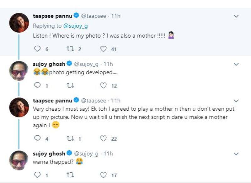 actress thapsi pannu comment on director sujoy ghosh s tweet got debate