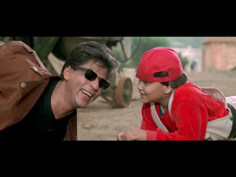 In the movie, Sonu is a girl who is kidnapped, and Shah Rukh Khan is hired by Sonu's father to get her back.
