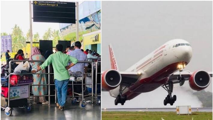 expatriates waited hours outside at Thiruvananthapuram airport expatriates waited hours outside at Thiruvananthapuram airport