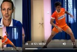 Watch Robin Arkell Krishan Pathak showcase India hockey team lockdown workout
