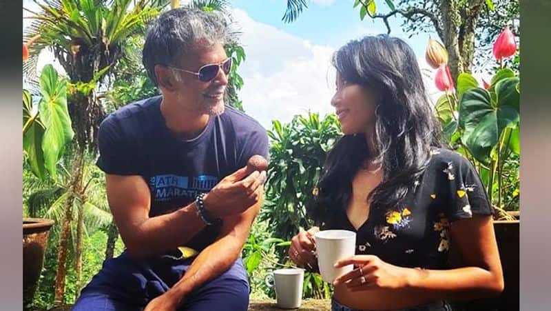 know about Milind Soman and his forest bath