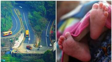 Migrant woman travelling to UP in truck gives birth on roadside Migrant woman travelling to UP in truck gives birth on roadside
