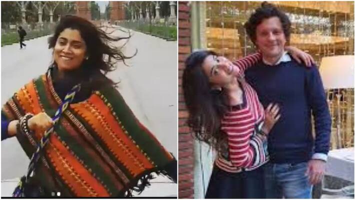 Actress Shriya Dance With His Husband in Public Place Creating Issue Actress Shriya Dance With His Husband in Public Place Creating Issue