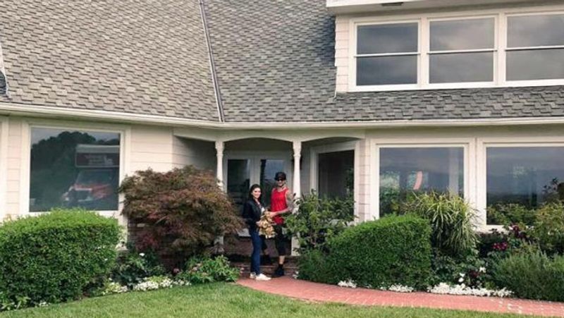 The actress flew back to Los Angeles home citing health reasons for her shift as COVID-19 was on the rise in India. But her video showing her home caught her voice revealing why she actually moved there.
