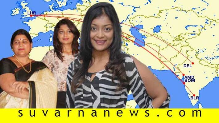 actress soundarya Jayamala shares experience of London to india journey actress soundarya Jayamala shares experience of London to india journey