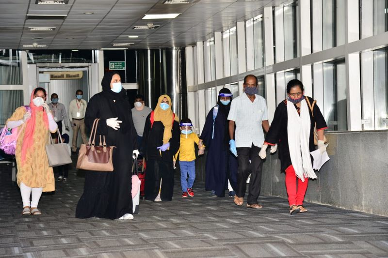 The Air India flight left Dubai at 16:10 and landed in Mangaluru at 21:10. All the foreign returnees were screened as per the standard operating procedure to ensure that they were asymptomatic.
