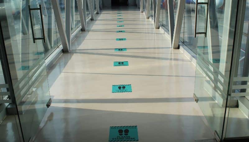 Coronavirus Bengaluru airport introduces social distancing thermal screening and more photos