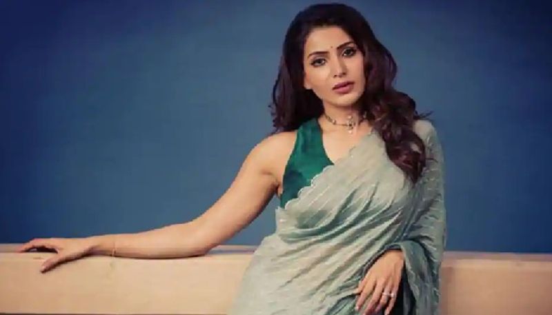 As Naga Chaitanya sports a helmet, while Samantha is seen smiling for the camera
