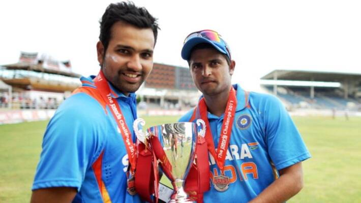 Suresh Raina and Rohit Sharma discussion on dhoni return Suresh Raina and Rohit Sharma discussion on dhoni return