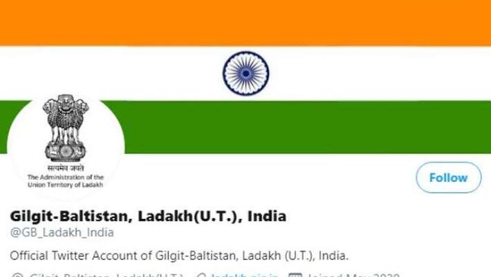 Fact Check Ladakhs Twitter handle changed to Gilgit-Baltistan Ladakh UT Fact Check Ladakhs Twitter handle changed to Gilgit-Baltistan Ladakh UT