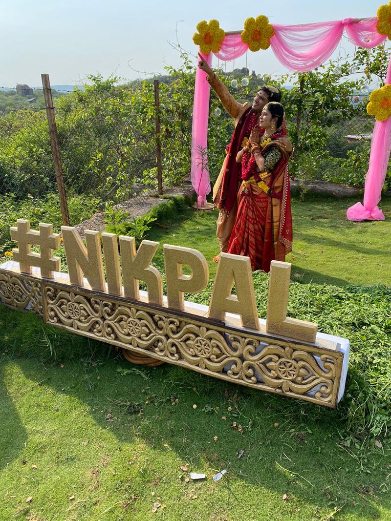 Hero Nikhil and Pallavi varma wedding photos