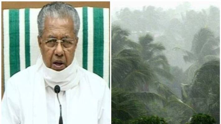 cm pinarayi vijayan says chances for excess monsoon on august in kerala cm pinarayi vijayan says chances for excess monsoon on august in kerala