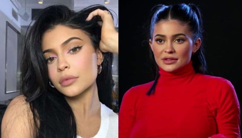Kylie Jenner
How can we miss Kylie Jenner? The actress has got done jaw reconstructing surgery, rhinoplasty and also got her lips done. She never confessed to getting a lip job and said she has been overlining her lips with makeup.