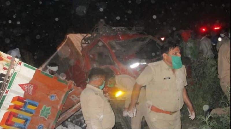Uttar Pradesh: 24 migrant labourers killed after two trucks collided