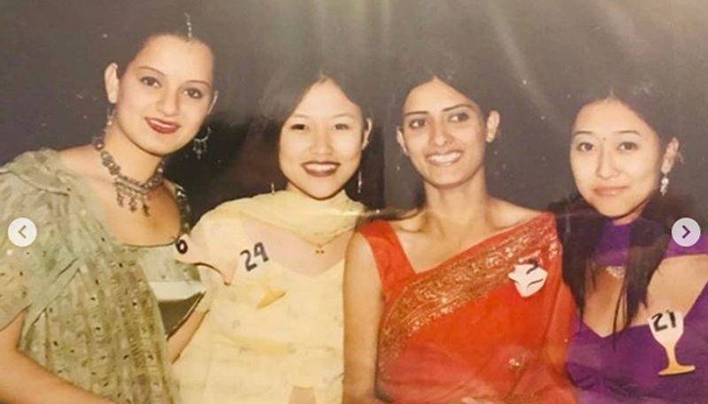 Sharing the throwback pictures, her team captioned the post on Instagram, “*True Nostalgia* That’s what we can file this post under. Obsessing over these images from 2003, when #KanganaRanaut in her hostel DAV 15 Girls School, Chandigarh chilling with friends, flaunting ‘Miss Evening’ tiaras, late night make up tutorials, eating together in school mess and making memories that last a lifetime. Here is she with her buddies, @__bondie__, @ranitaah and @daminisud. Do you miss your hostel days too? Tell us in the comments below.”
