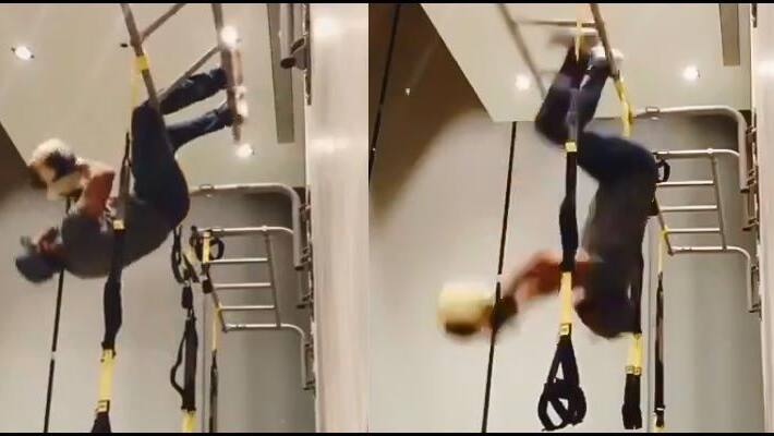 arun vijay met sudden accident in night workout video arun vijay met sudden accident in night workout video