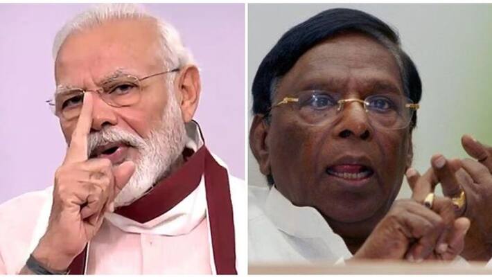 Narayanasamy attacked Central governent on Nirmala seetharaman announcement Narayanasamy attacked Central governent on Nirmala seetharaman announcement