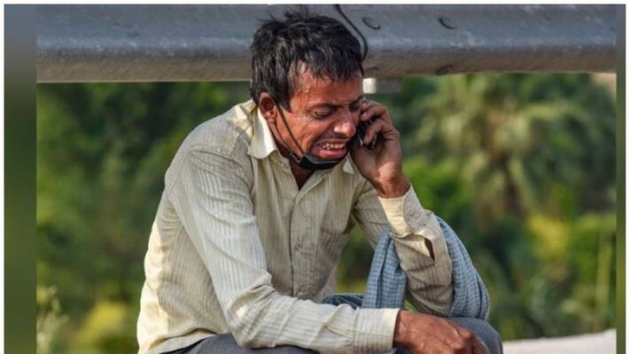 Migrant Worker Rampukar back in Bihar, waiting to meet his family Migrant Worker Rampukar back in Bihar, waiting to meet his family