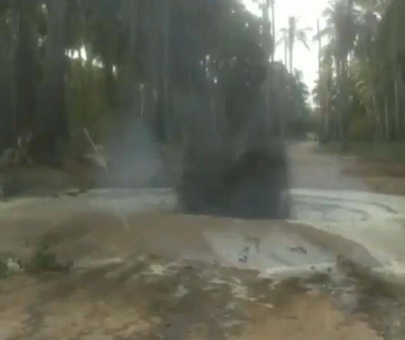 ONGCs gas pipeline plugs leakage in AP's East Godavari